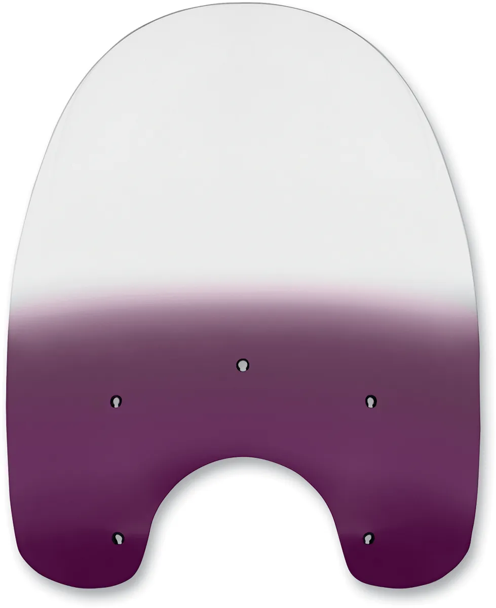 Memphis Shades MEP6284 Replacement Plastic for HD Quick-Release Compact Windshield - 17in. - Gradient Purple