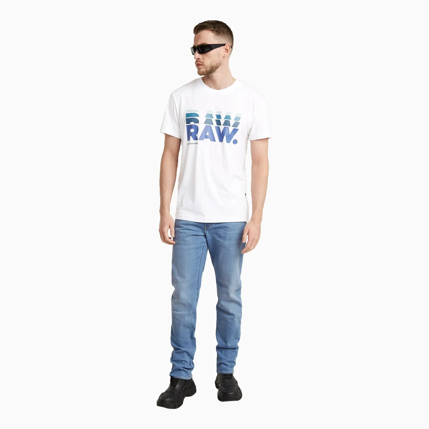 Men's G Star Graphic Crew Neck T Shirt