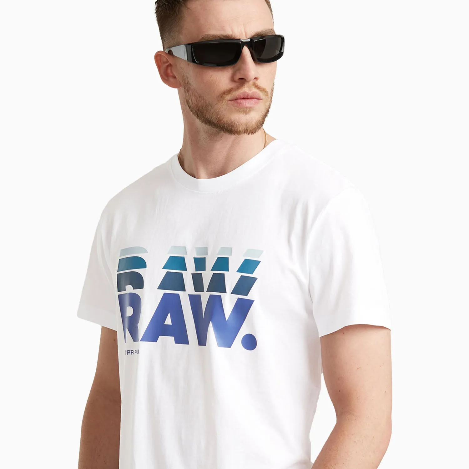 Men's G Star Graphic Crew Neck T Shirt