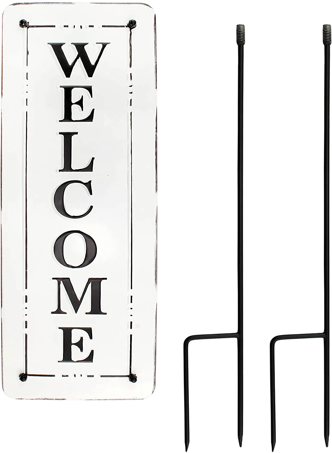 Metal Outdoor Welcome Sign