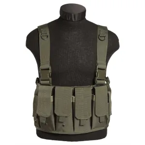 Mil-Tec Mag Carrier Chest Rig Olive Green