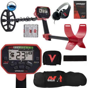 Minelab VANQUISH 440 Metal Detector with 10 x 7 Waterproof DD Coil and Carry Bag