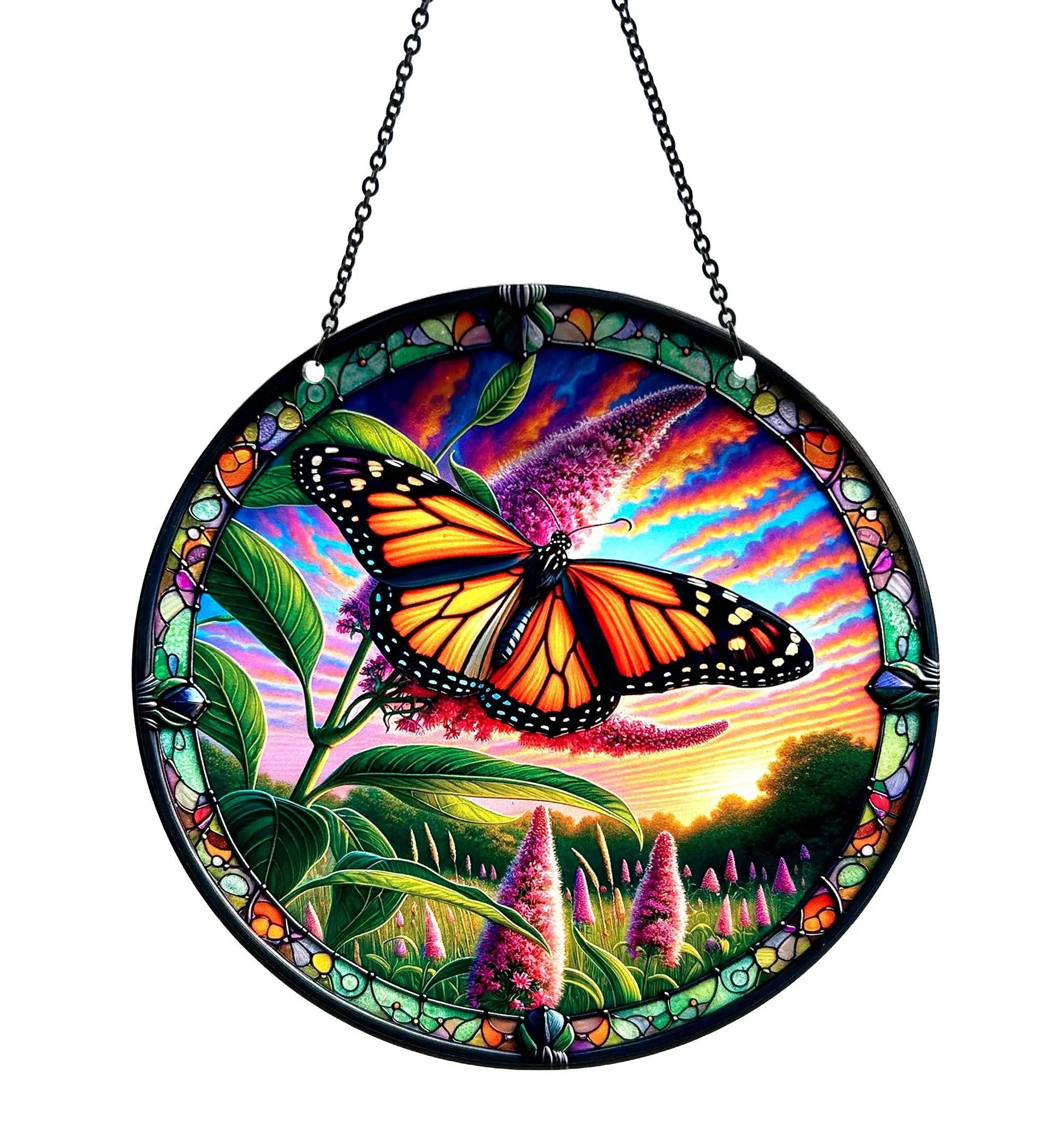Monarch Acrylic Suncatcher with chain #SC401 by d'ears