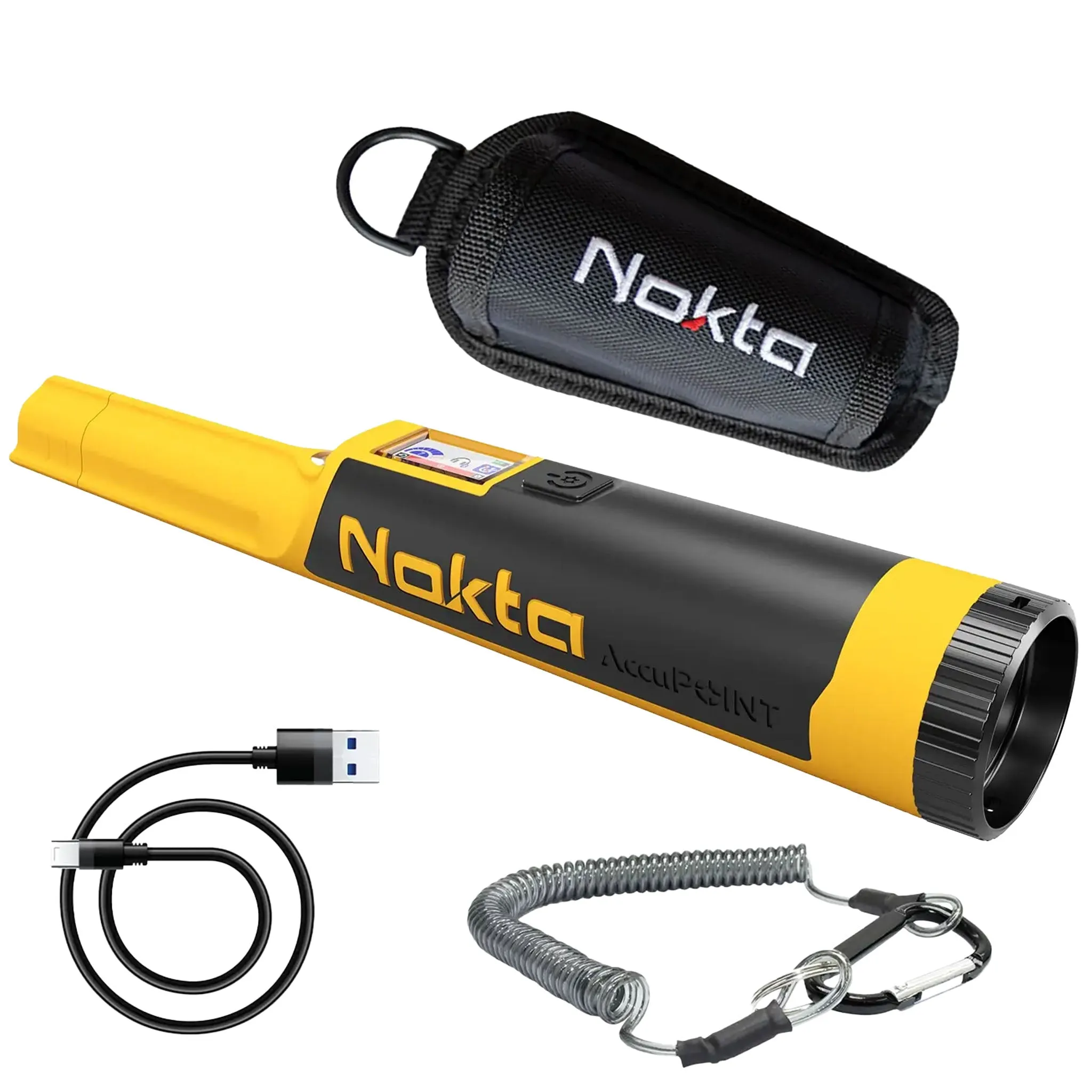 Nokta The Legend SMF Metal Detector Pro Pack w/ Wireless Headphones, LG30 12″ X 9″ Coil, Starter Pack, and Accupoint