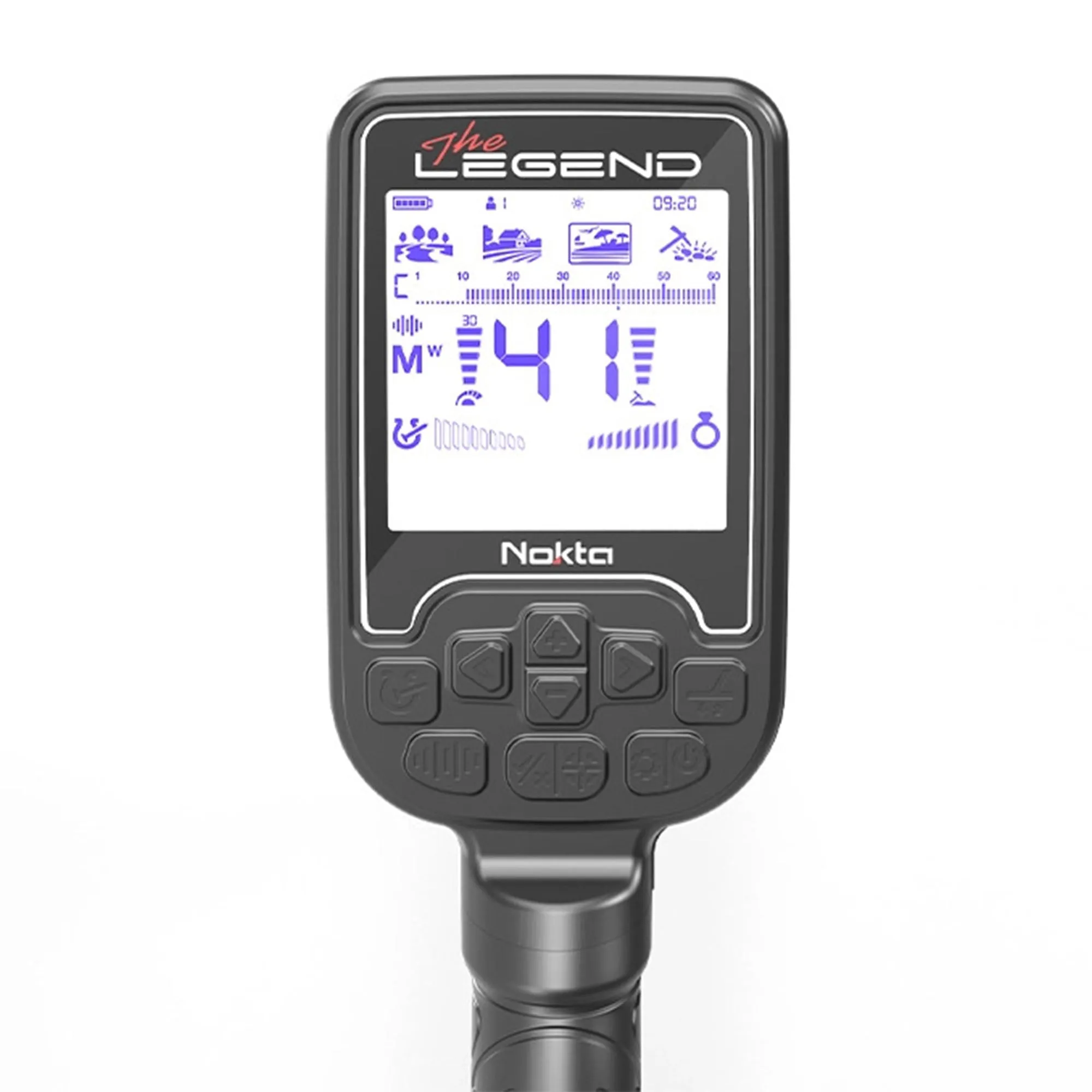 Nokta The Legend SMF Metal Detector with LG15 6" Waterproof Search Coil