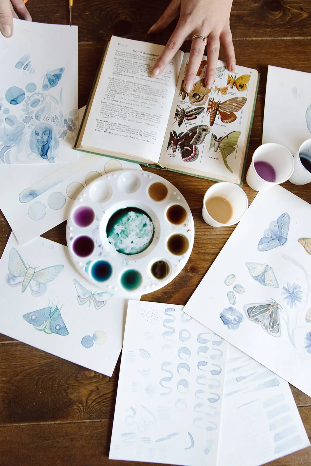 Paint with Coffee and Tea Kit Plus Virtual Class