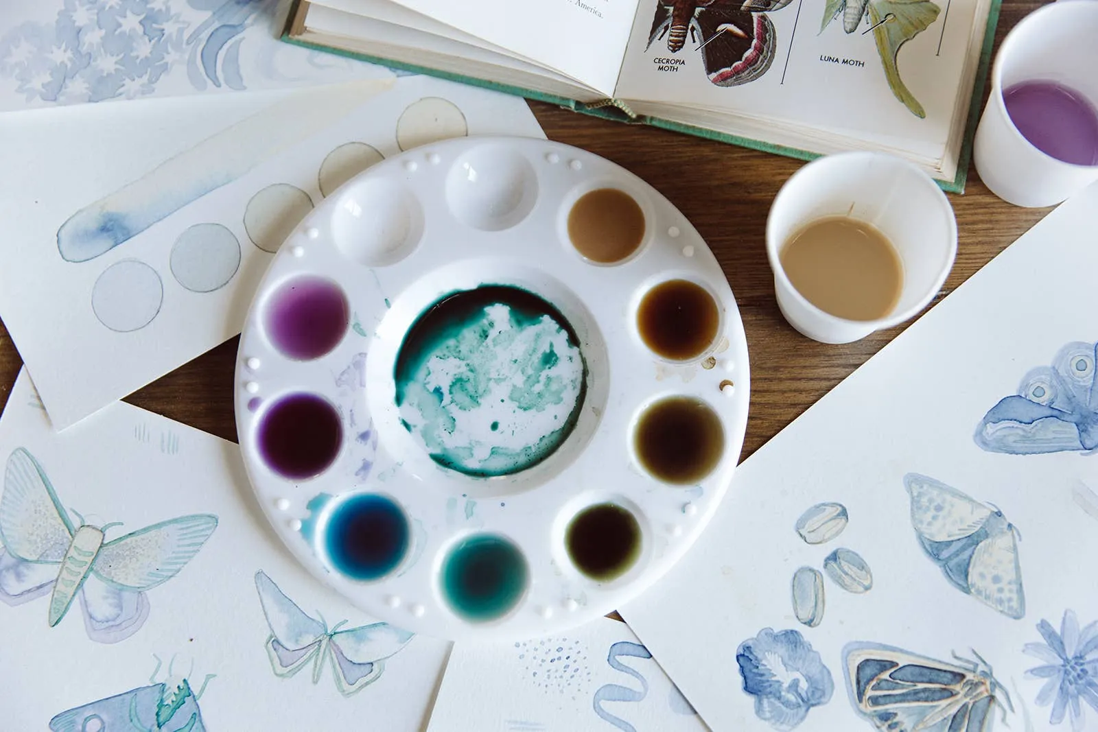 Paint with Coffee and Tea Kit Plus Virtual Class