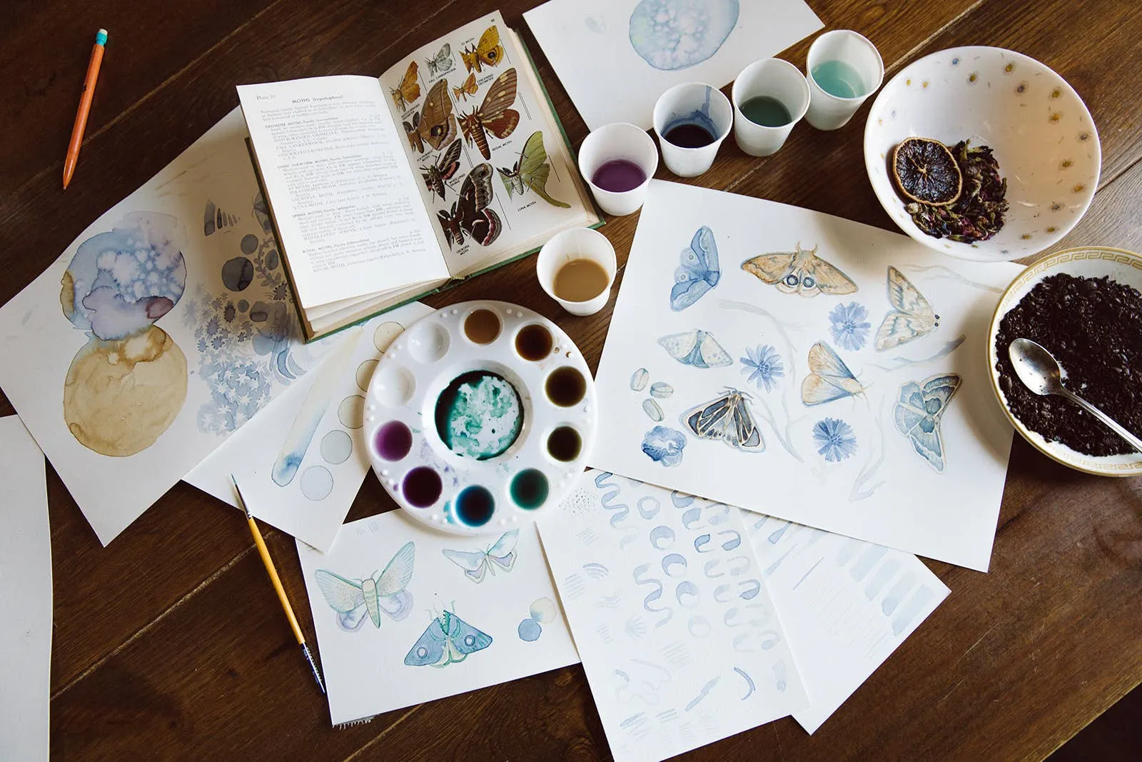 Paint with Coffee and Tea Kit Plus Virtual Class