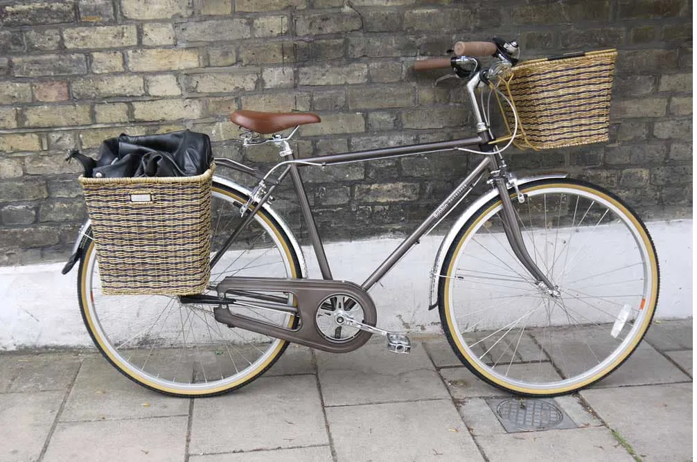 Pannier Bike Basket - Breton Stripes