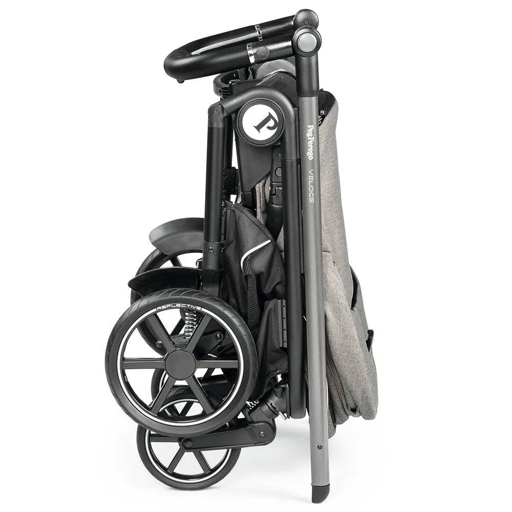 PEG PEREGO VELOCE STROLLER  - CITY GREY