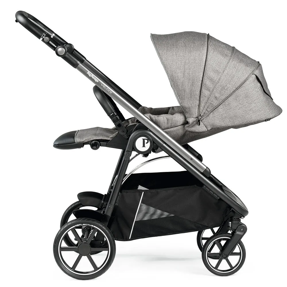 PEG PEREGO VELOCE STROLLER  - CITY GREY