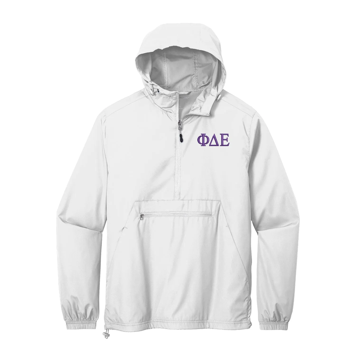 Phi Delta Epsilon Lightweight Windbreaker - Greek Letters