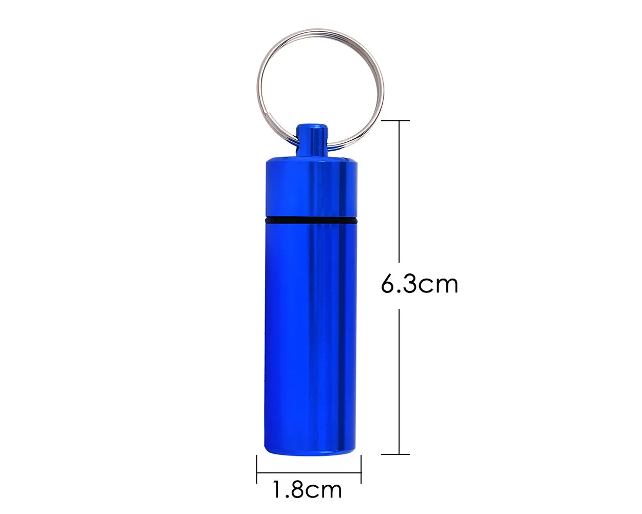 Portable Pill Case Keychain 10 Pieces