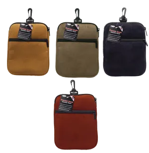 Premium Microfiber Suede Valuables Pouch