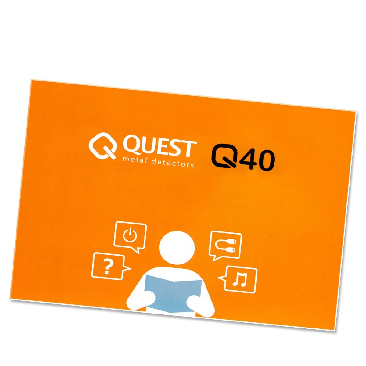Quest Q40 Metal Detector Pack with 2 Coils, Hat, Wireless HP Pouch and Cover