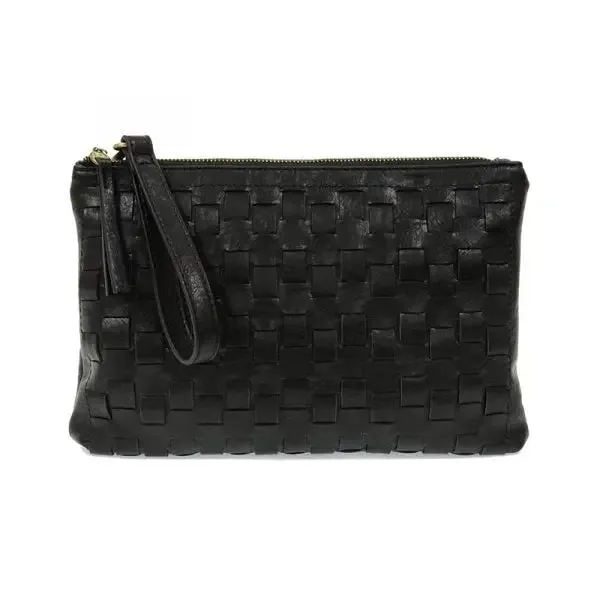 QUINN WOVEN CONVERTIBLE CROSSBODY CLUTCH