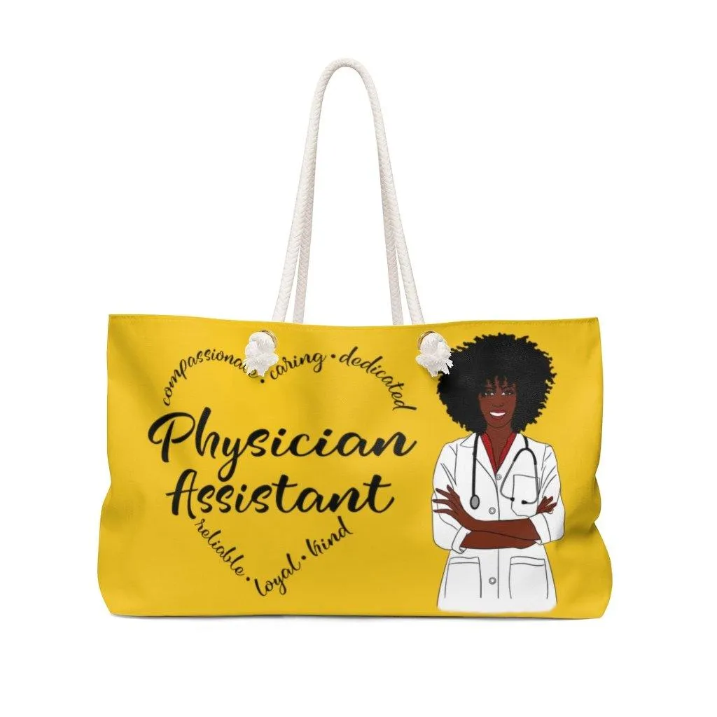 "Heart of a Physician Assistant" Weekender Tote Bag