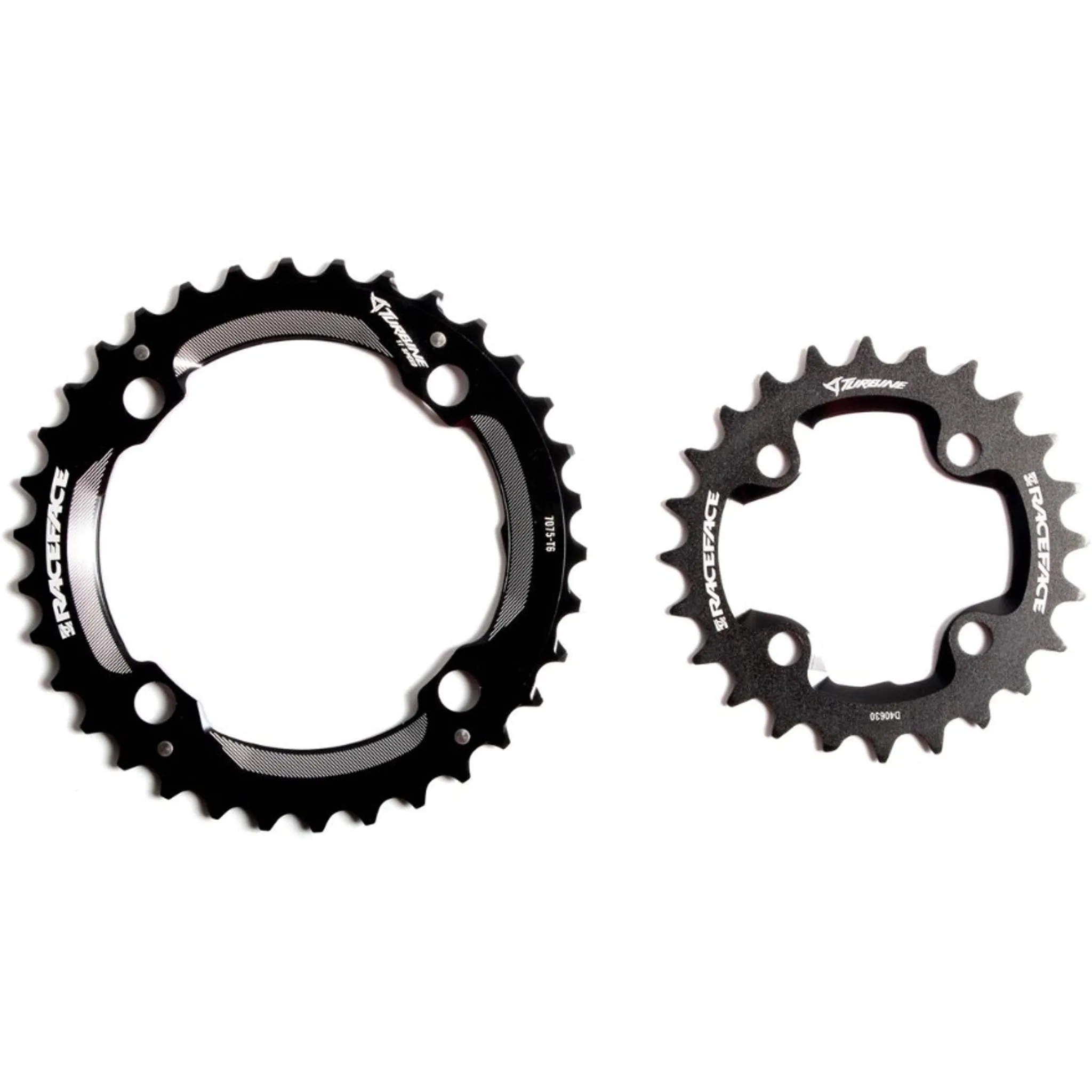 Race Face Chainring Set 10/11Spd 24/34 104Bcd Turbine Black