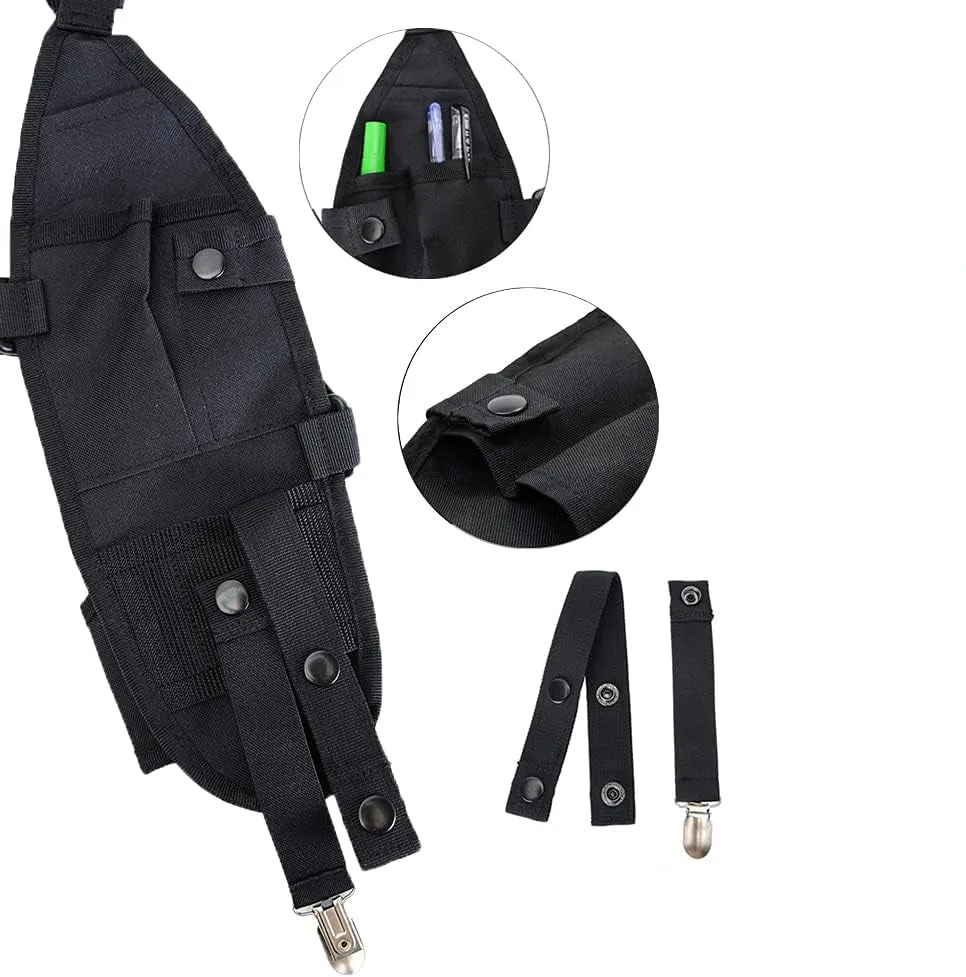 RECON GS2U Dual Genuine VECTOR Universal Size Radio Shoulder Holster