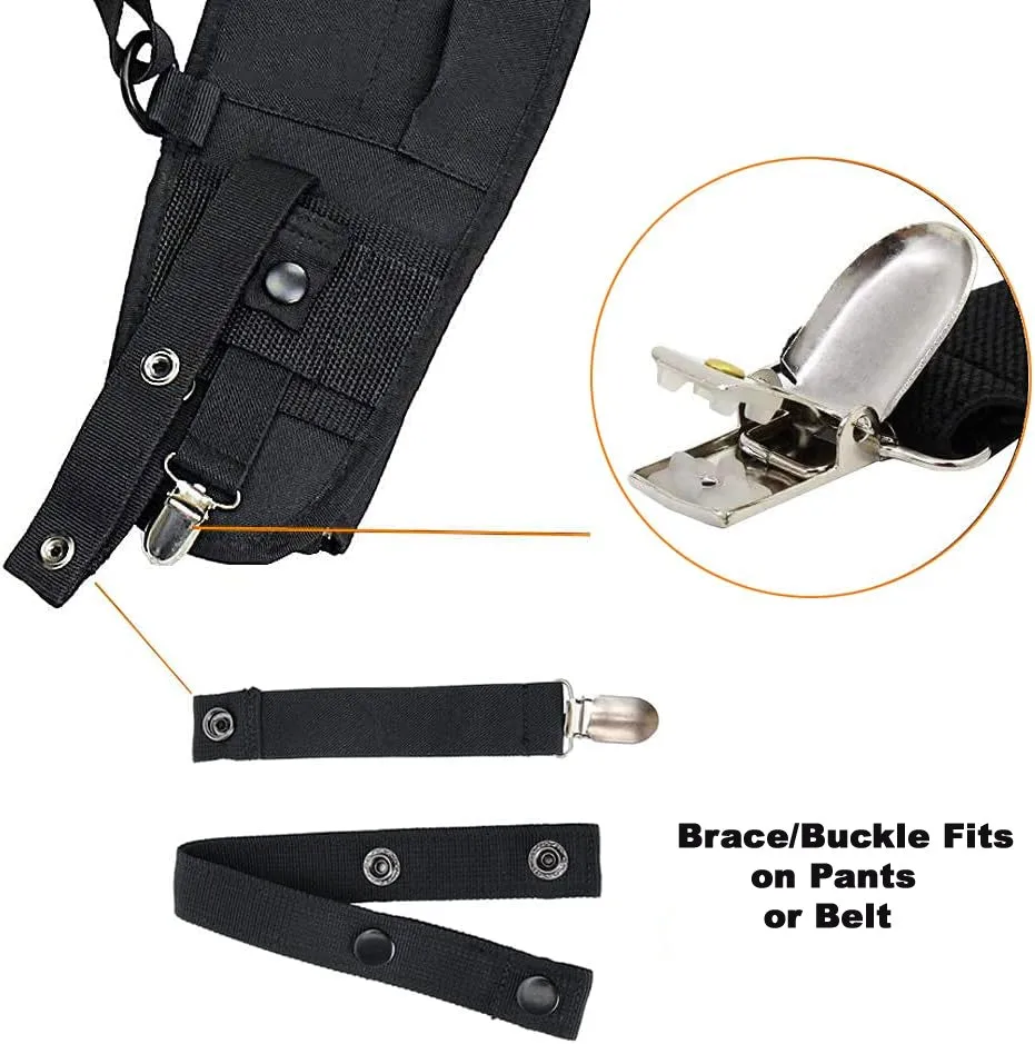 RECON GS2U Dual Genuine VECTOR Universal Size Radio Shoulder Holster