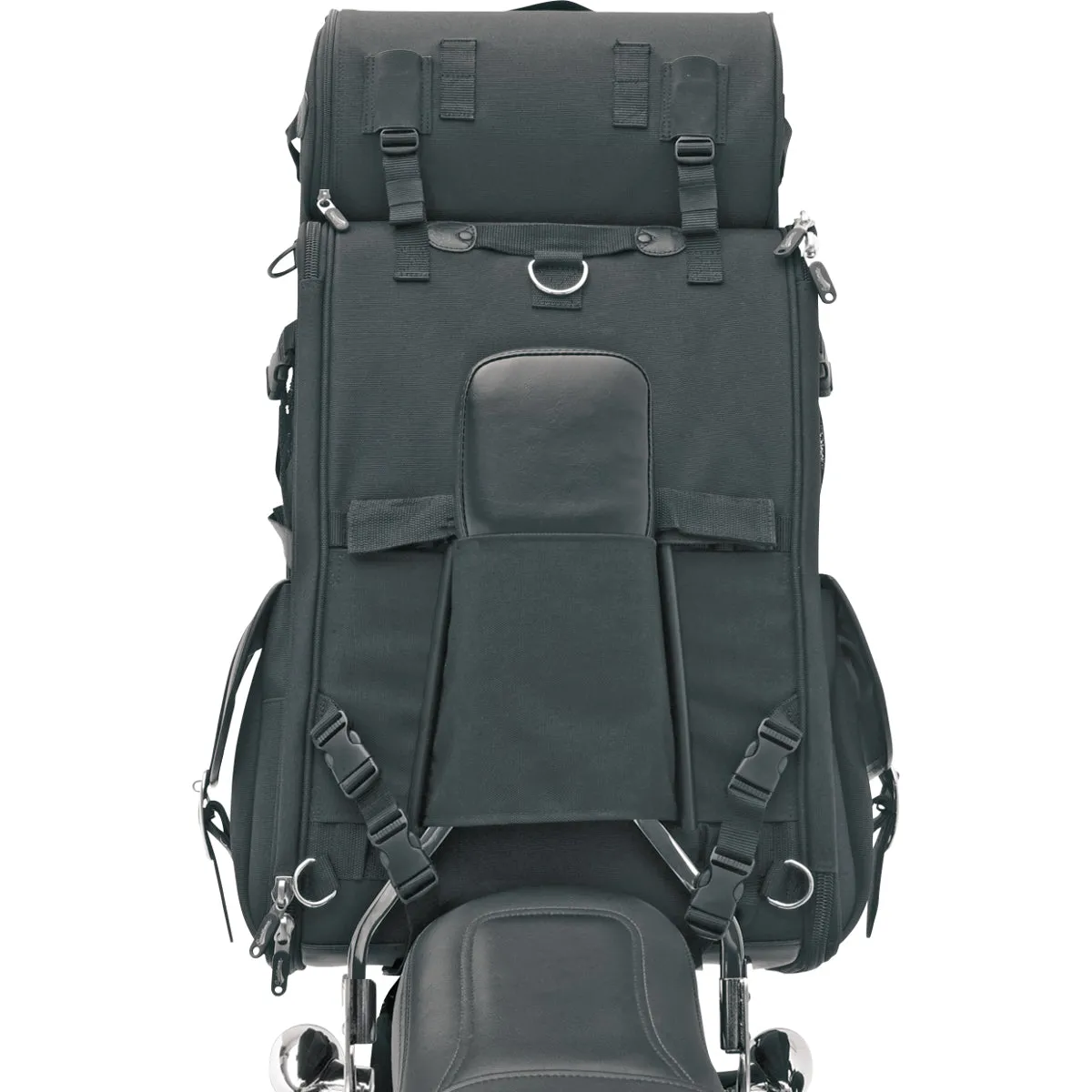 SADDLEMEN BR3400EXS Combination Backrest, Backseat, and Sissy Bar Bag