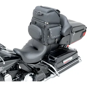SADDLEMEN BR3400EXS Combination Backrest, Backseat, and Sissy Bar Bag