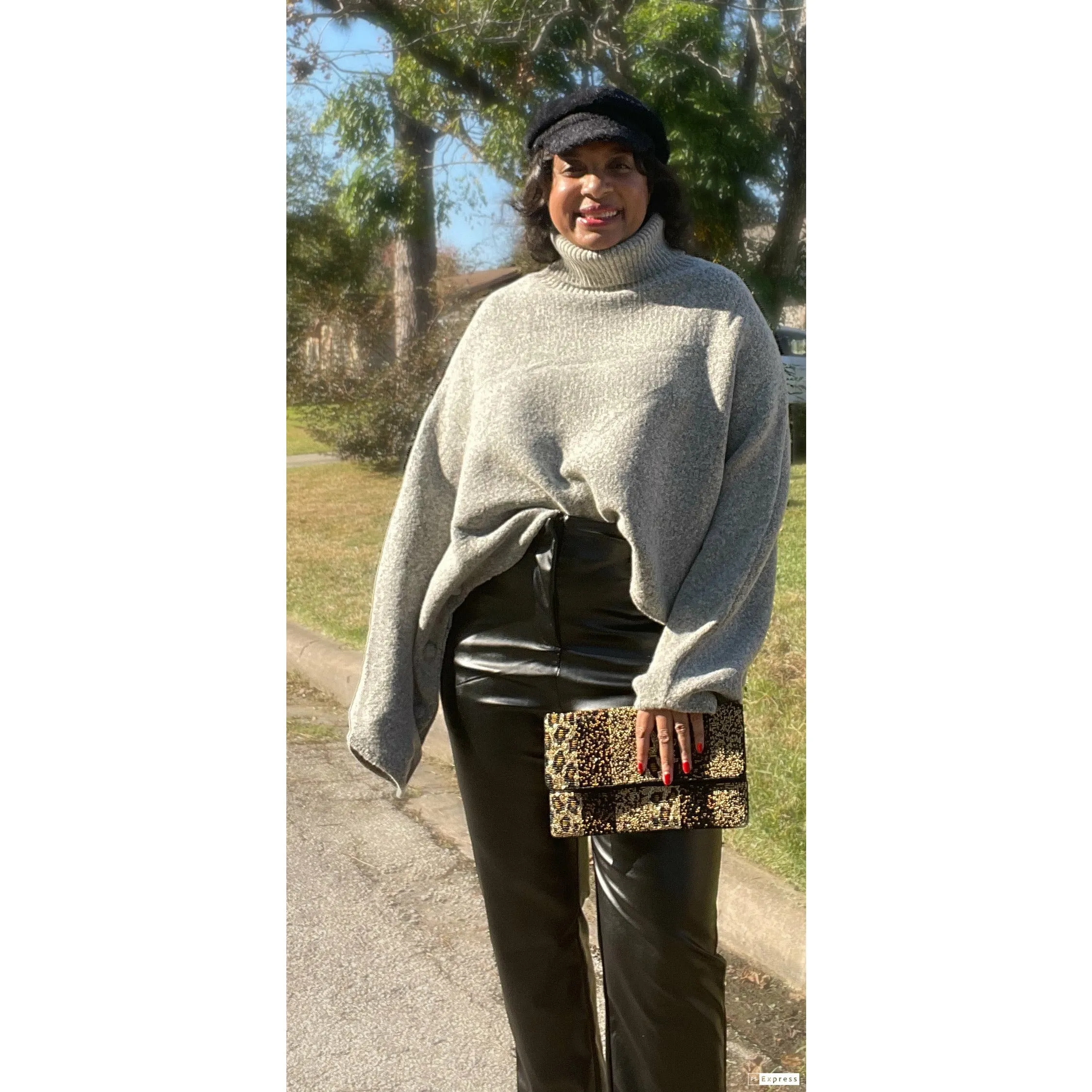 So Chic Turtle Neck Sweater