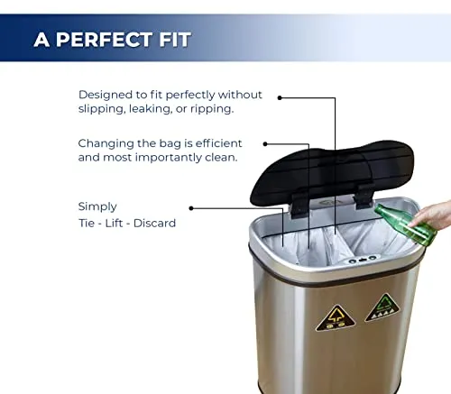 Spartano - Garbage Bags - Regular - White - 24"x22"