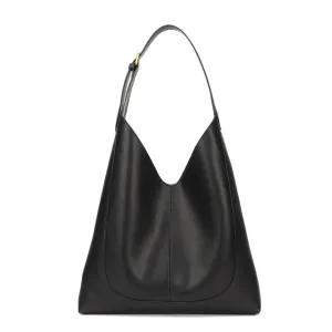 Split Leather Ladies Bucket Tote Large Capacity