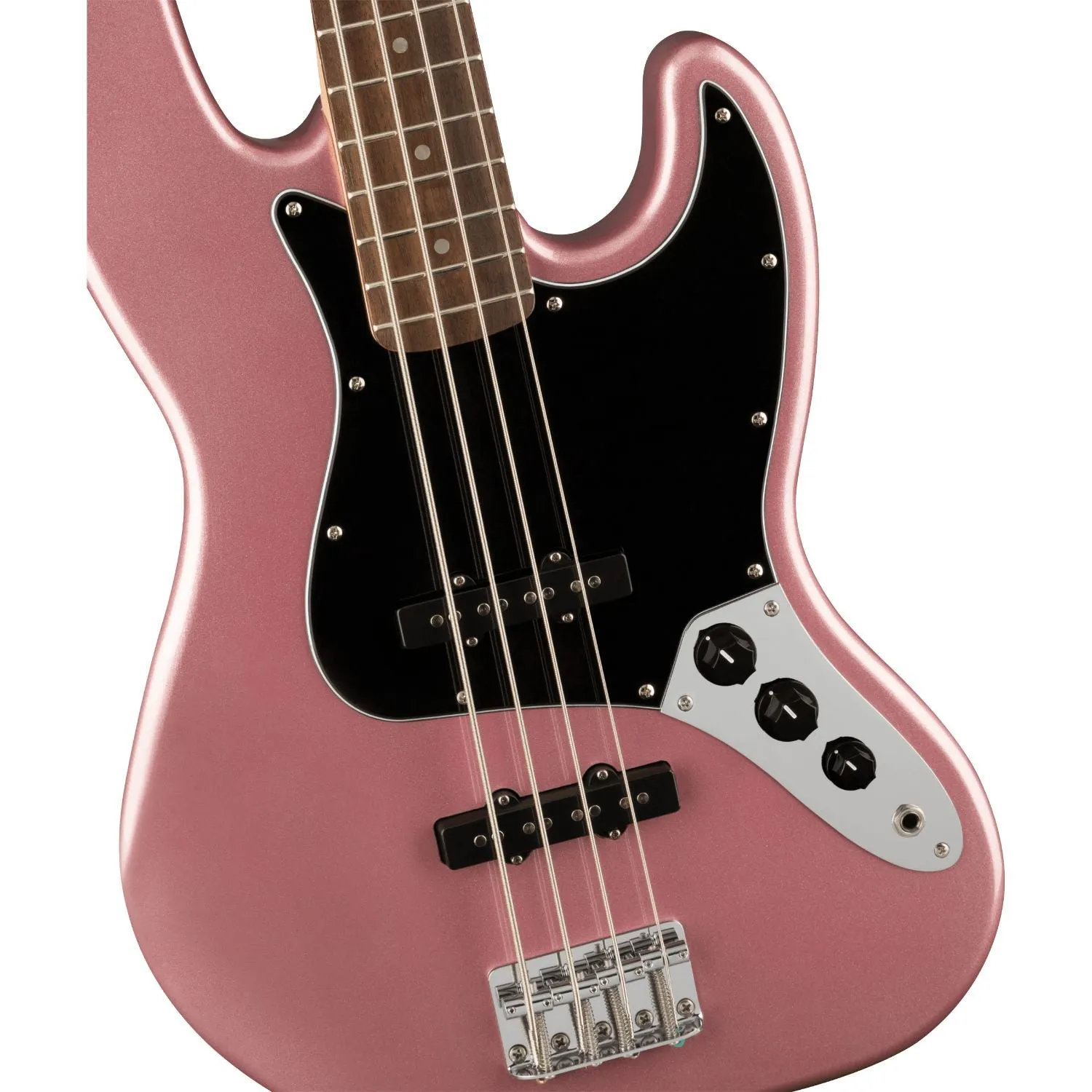 Squier Affinity Jazz Bass, Burgundy Mist