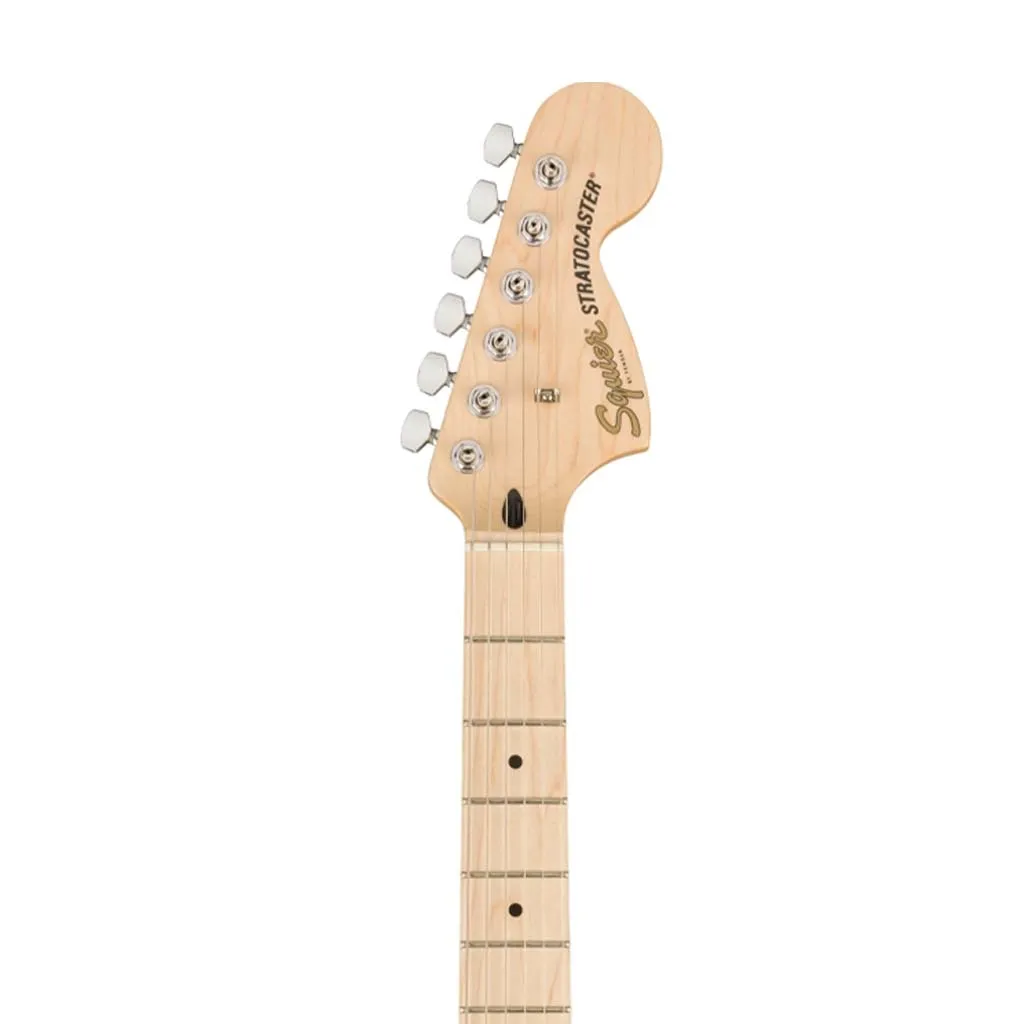 Squier Affinity Series Stratocaster Electric Guitar, Maple FB, Lake Placid Blue