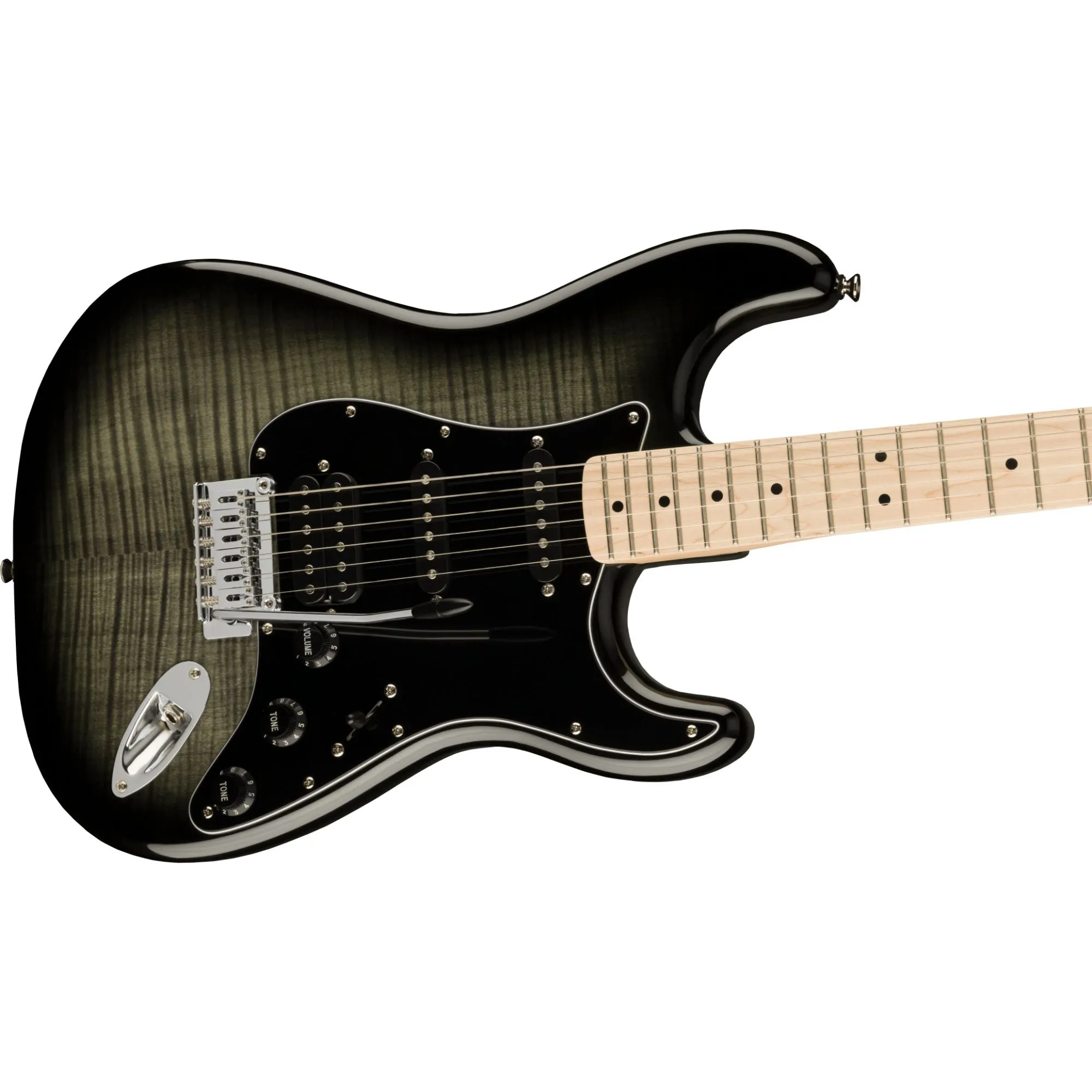 Squier Affinity Series Stratocaster FMT HSS, Black Burst
