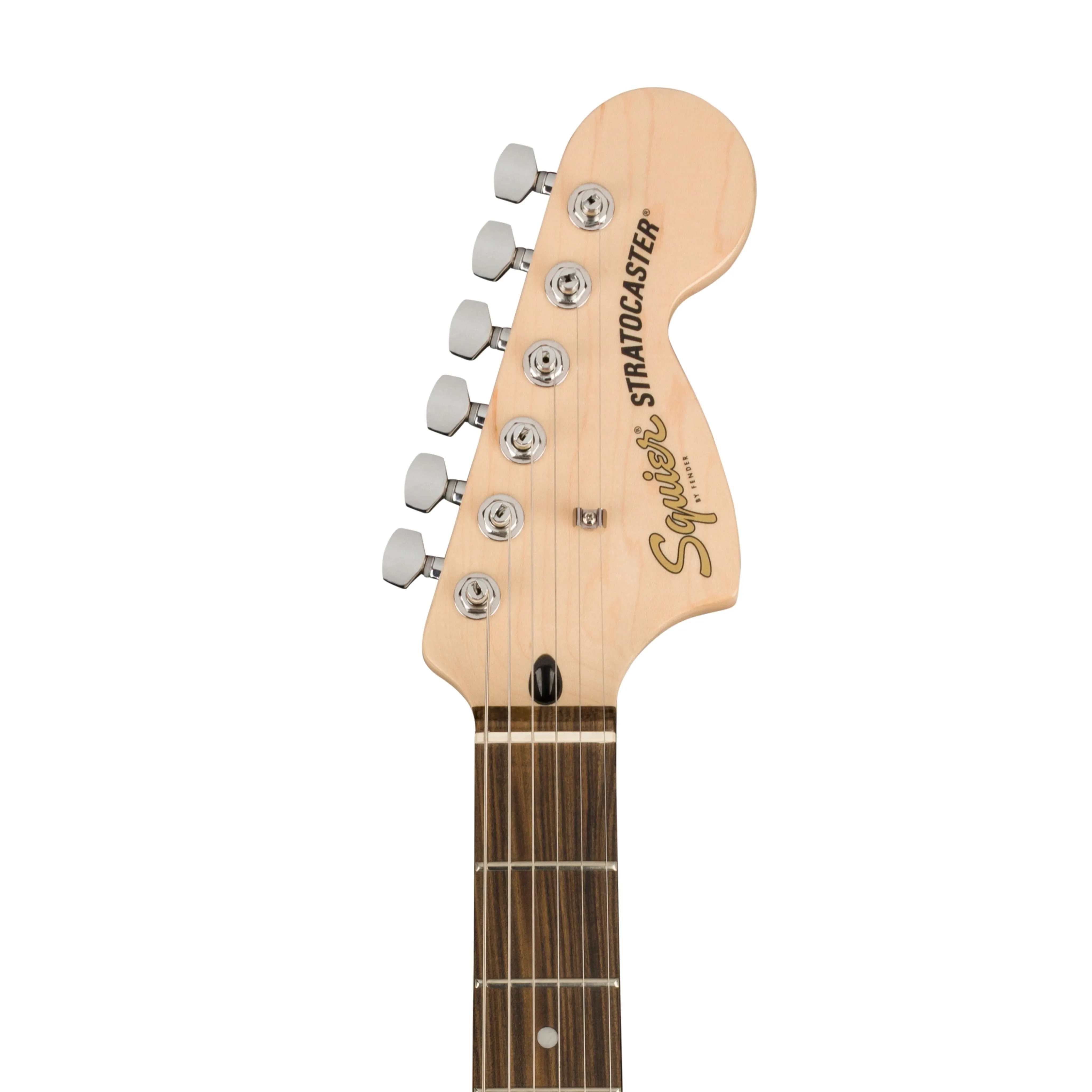 Squier FSR Affinity Series Stratocaster HSS Electric Guitar, Laurel FB, Olympic White