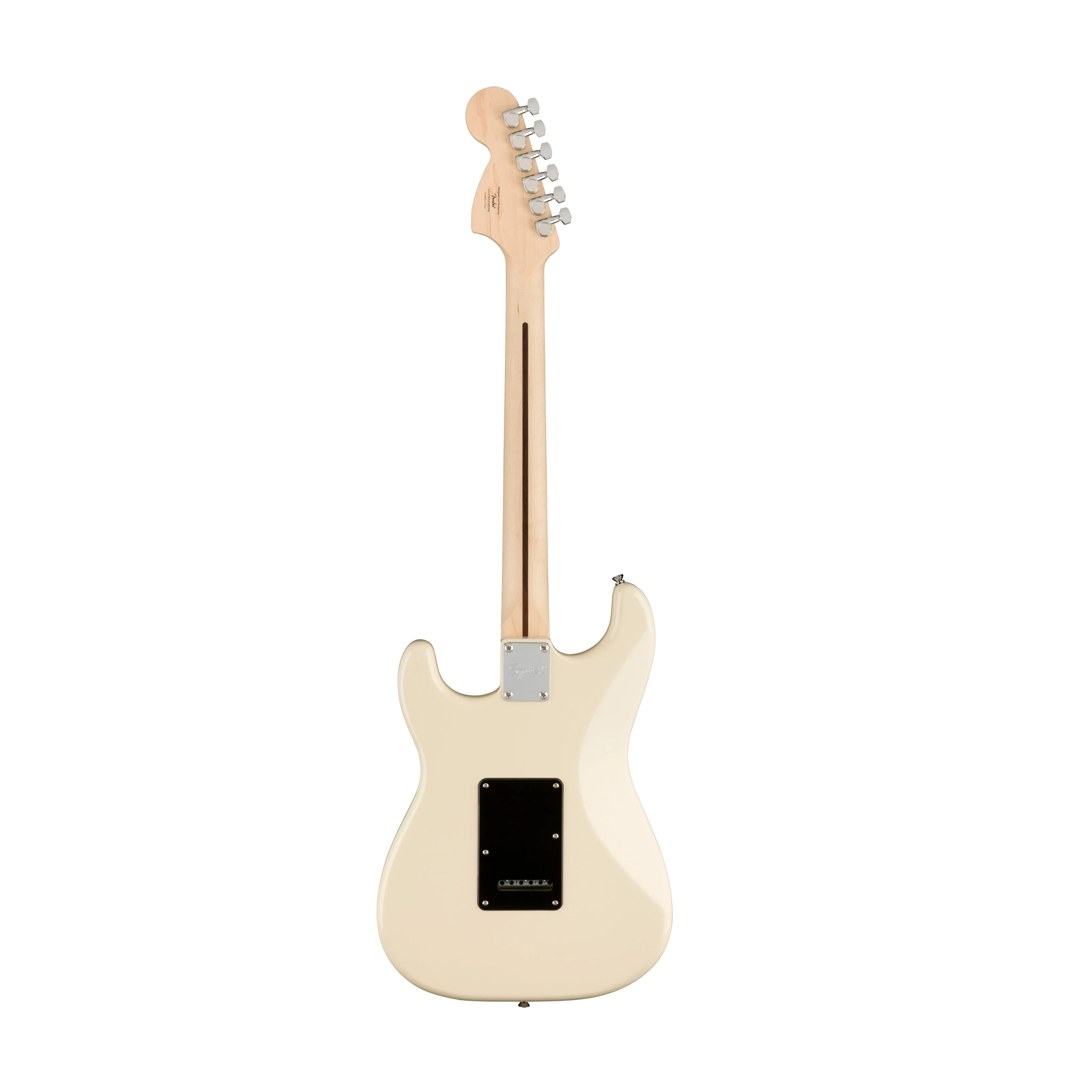 Squier FSR Affinity Series Stratocaster HSS Electric Guitar, Laurel FB, Olympic White