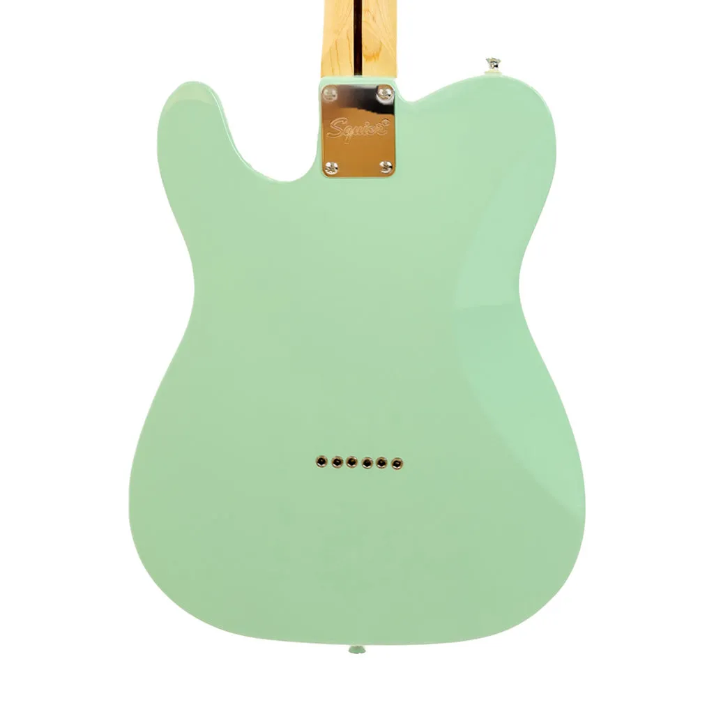 Squier FSR Affinity Series Telecaster Electric Guitar, Maple FB, Surf Green
