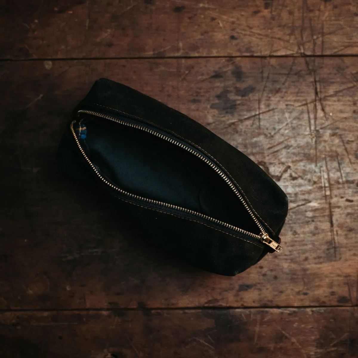 Sturdy Brothers Duck Canvas Dopp Kit - Forest Green