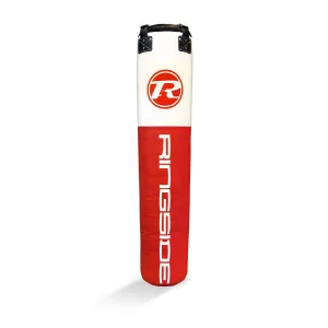 Synthetic Leather 6ft Punch Bag - Red / White