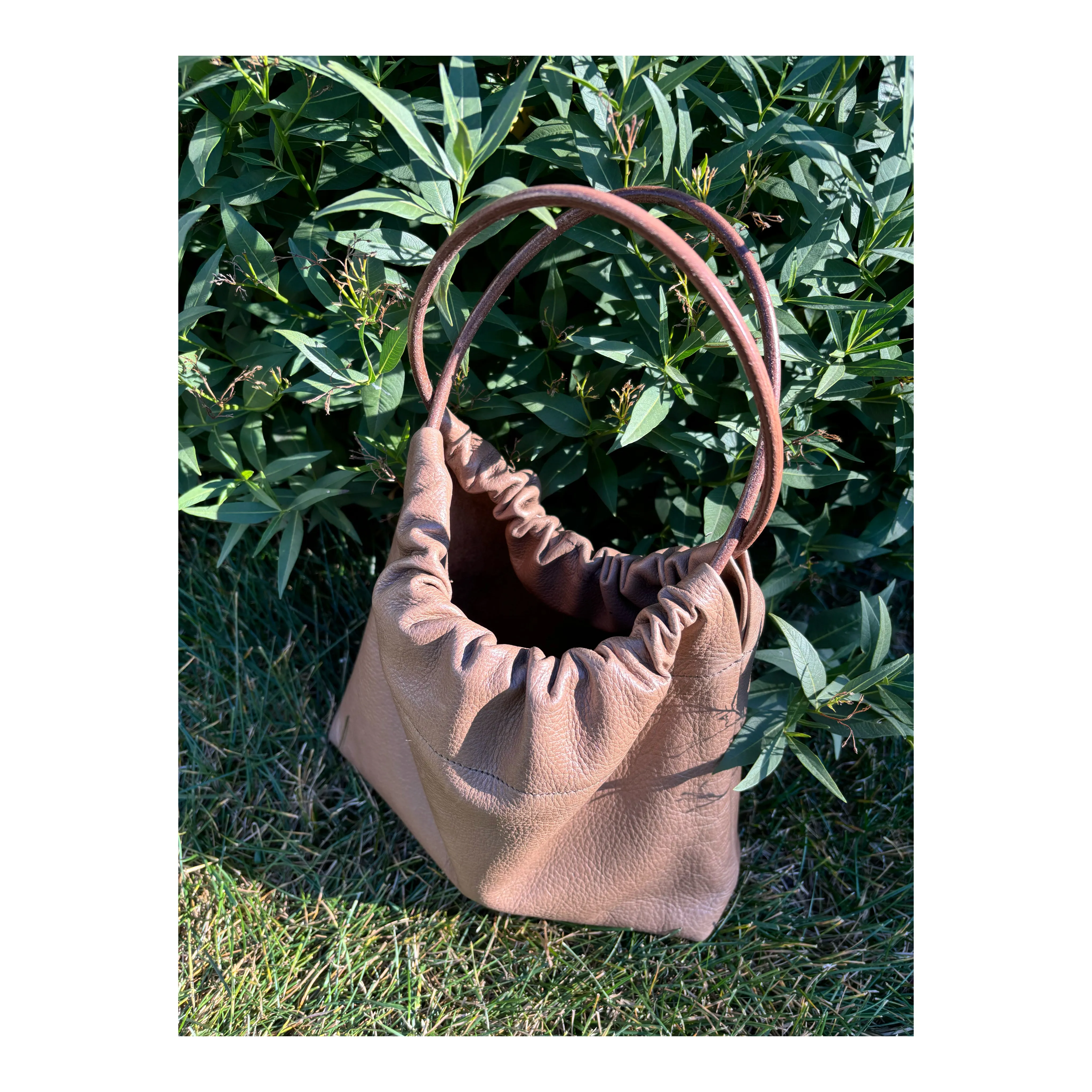 Taupe Bucket / Tote Bag