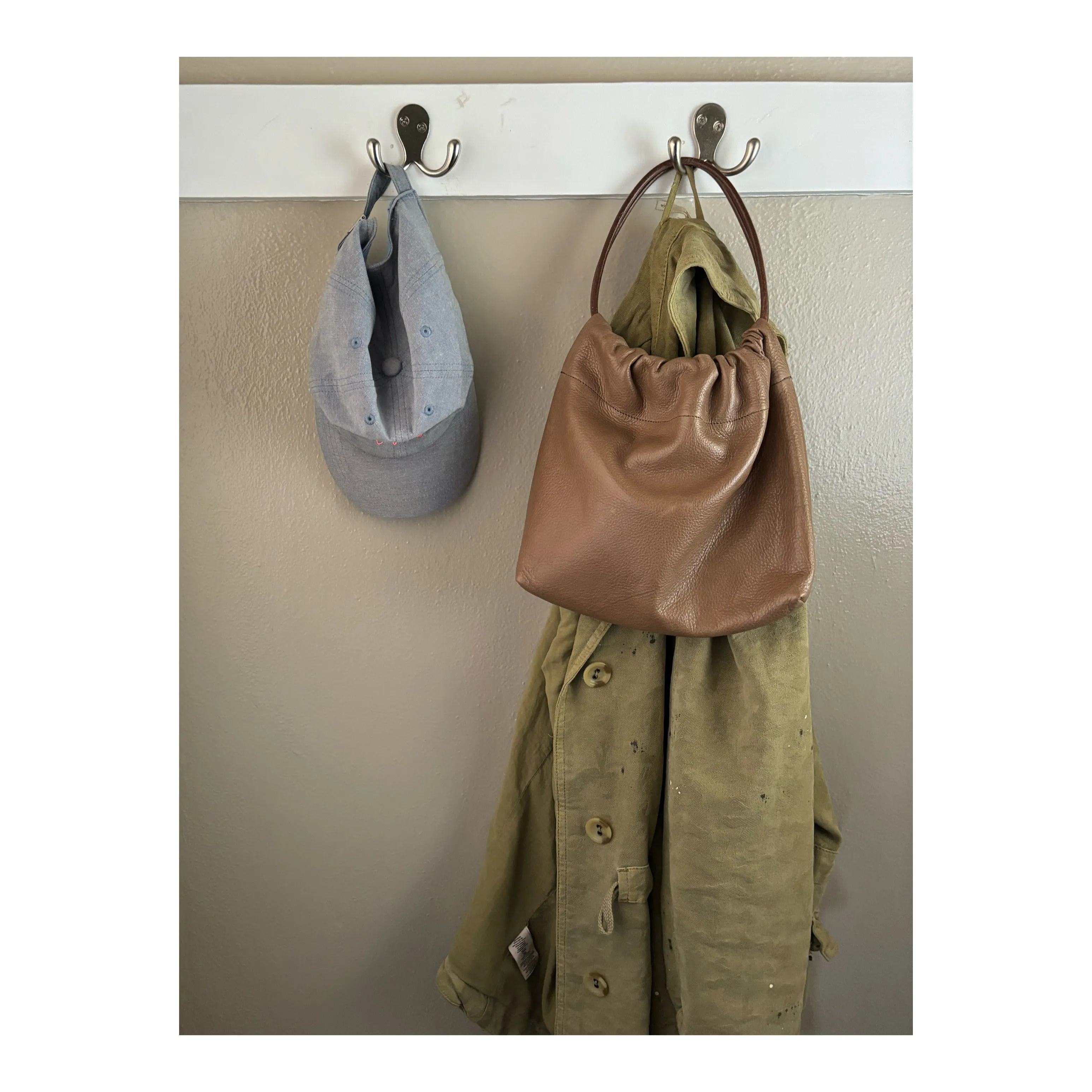 Taupe Bucket / Tote Bag
