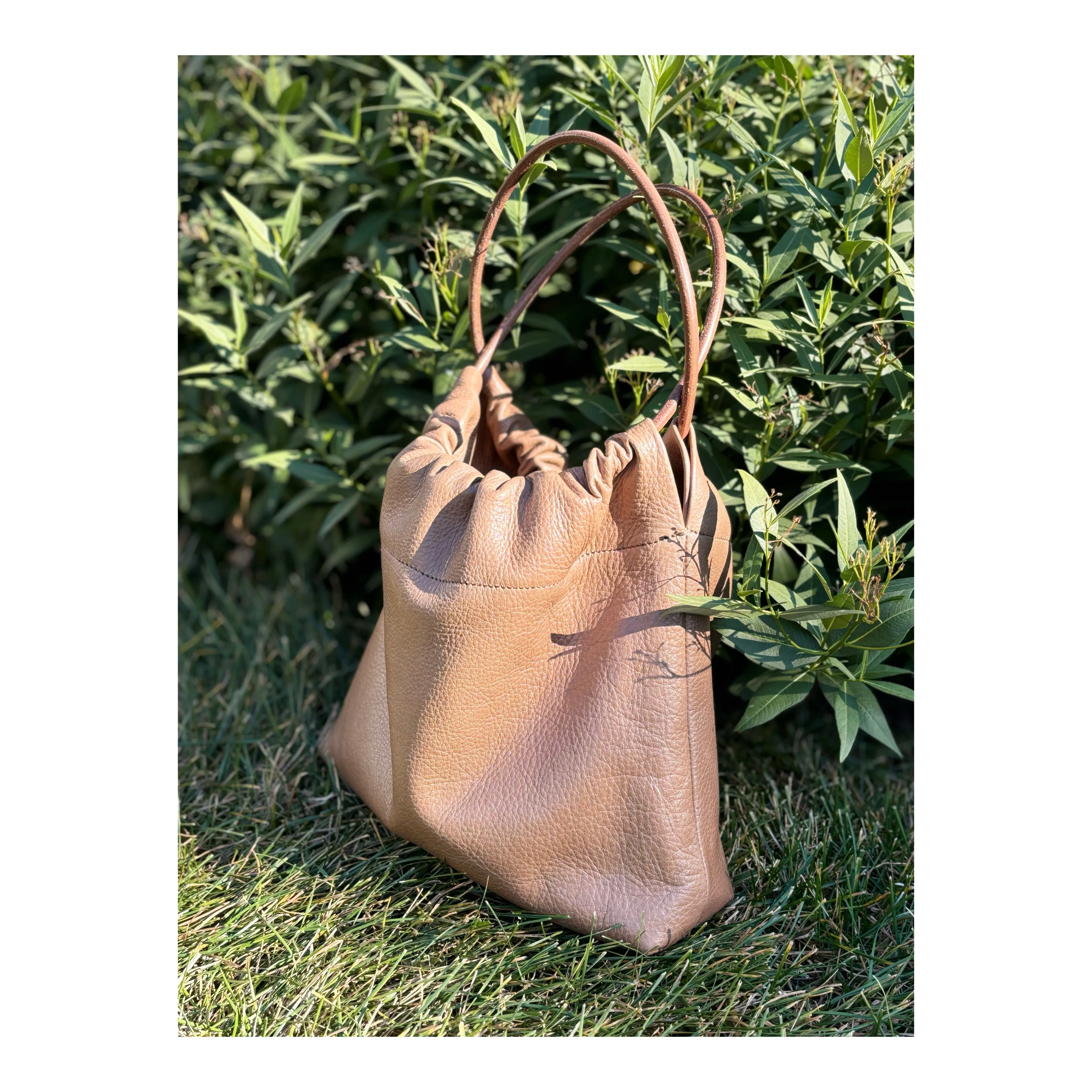 Taupe Bucket / Tote Bag