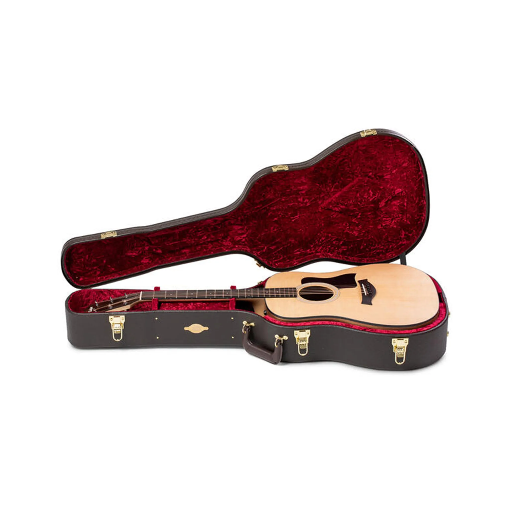 Taylor Dreadnought Deluxe Brown Hard Shell Case, Brown