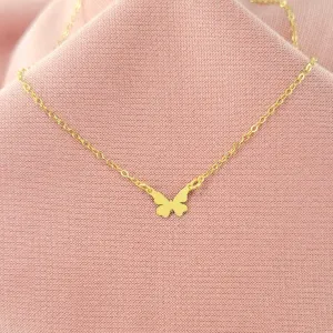 Tiny Butterfly Necklace