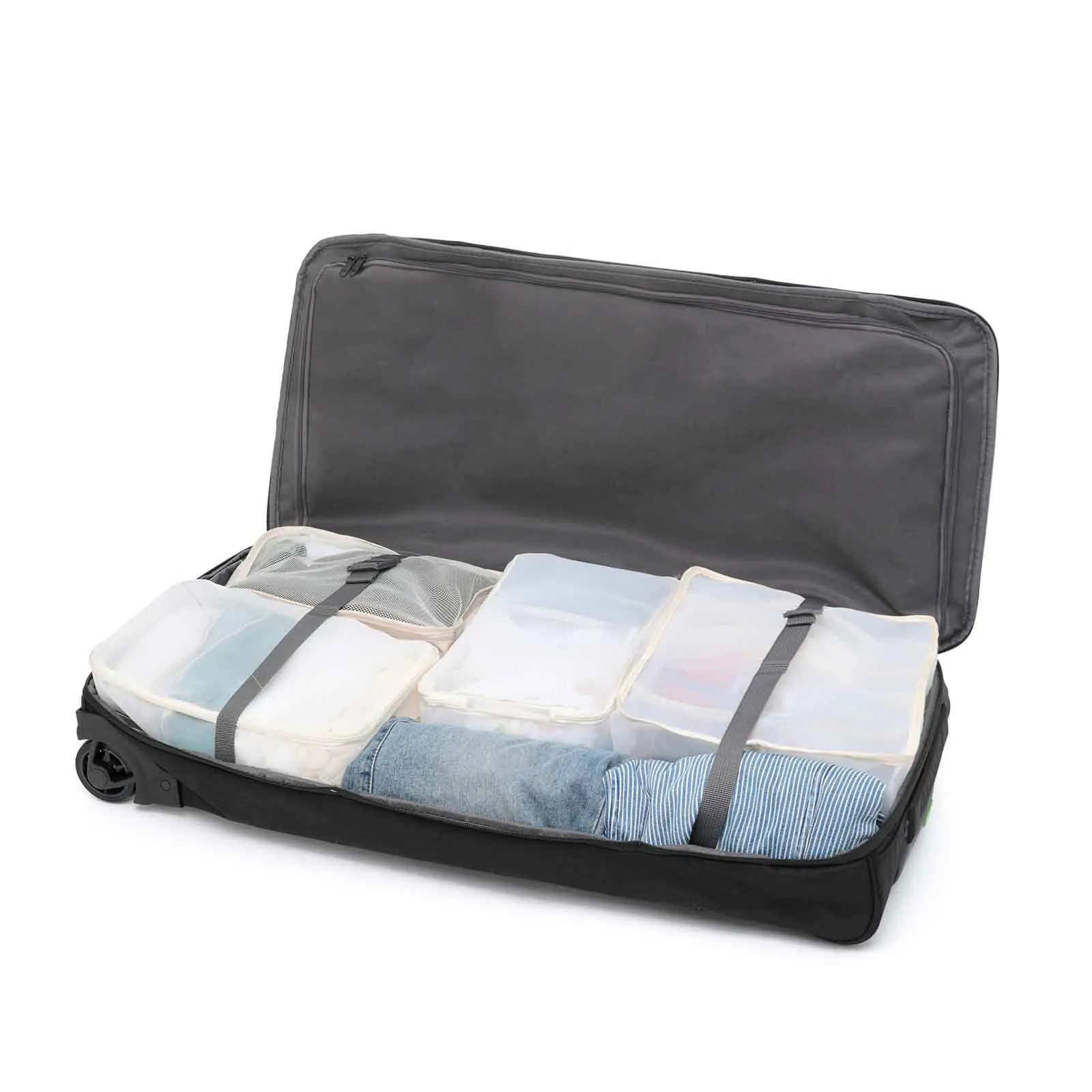 Tosca 85cm Split Duffel Wheel Bag Black