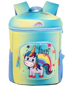 Toyshine 12" Unicorn Backpack for Kids Girls Boys Cute Toddler Backpack Preschool Nursery Travel Bag - BlueMulti