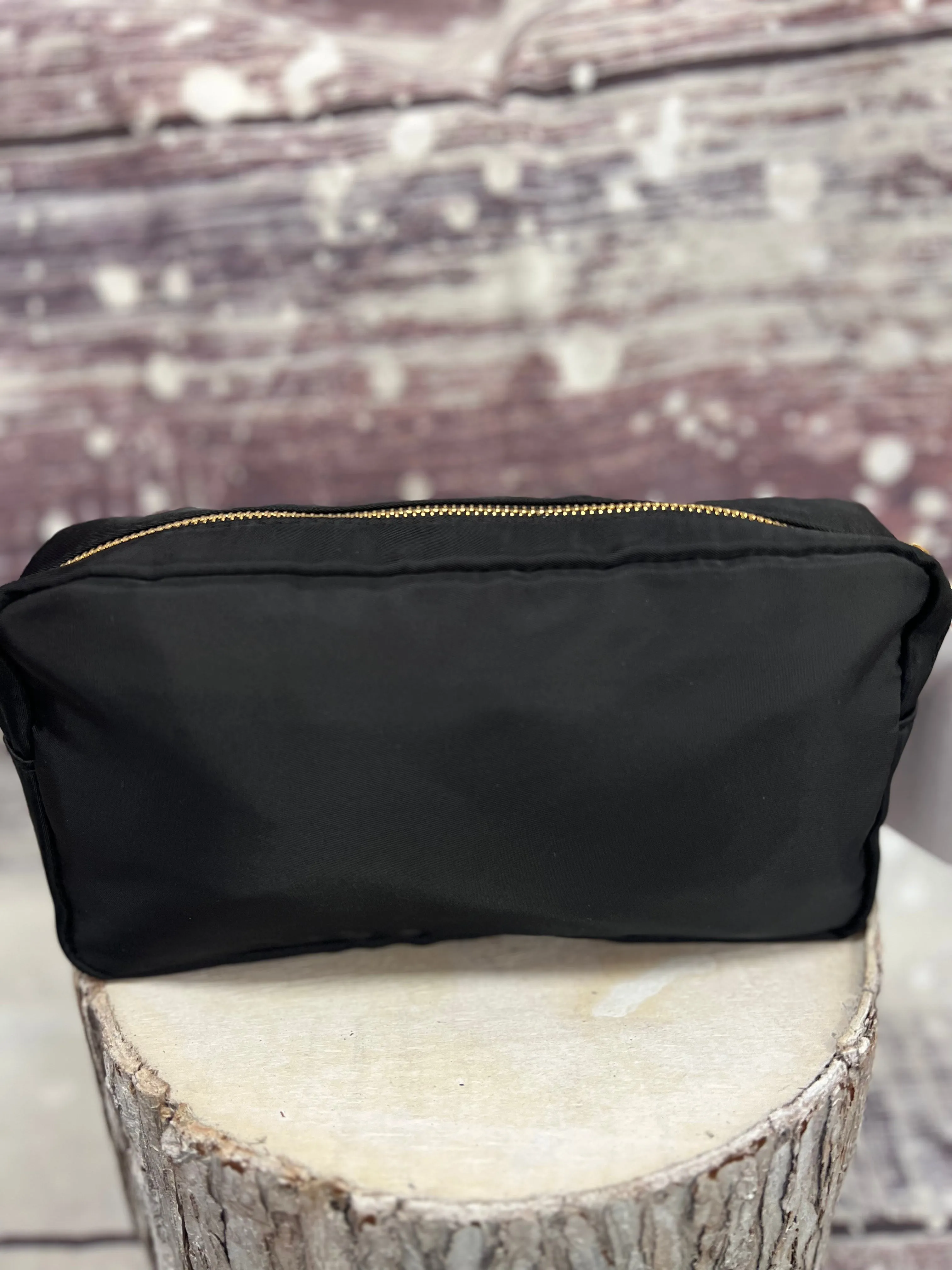 Travel Away Makeup Bag- Medium, Black