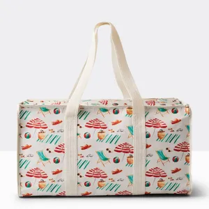 UTILITY ZIP TOTE BEACH