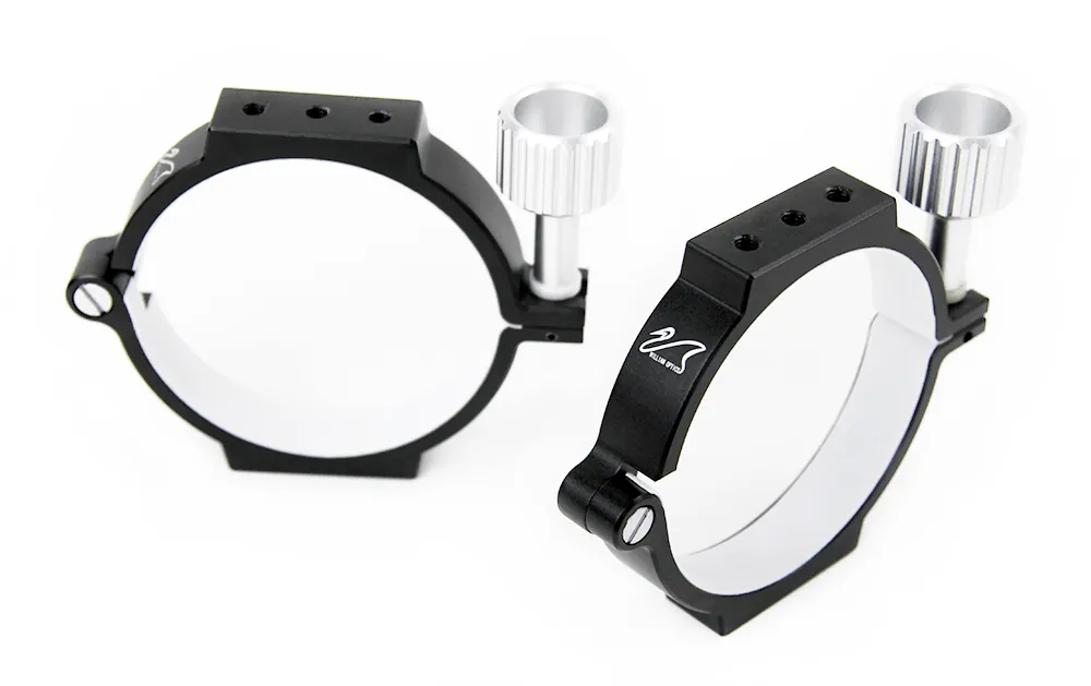 William Optics 90mm Mounting Rings - M-M80R-B