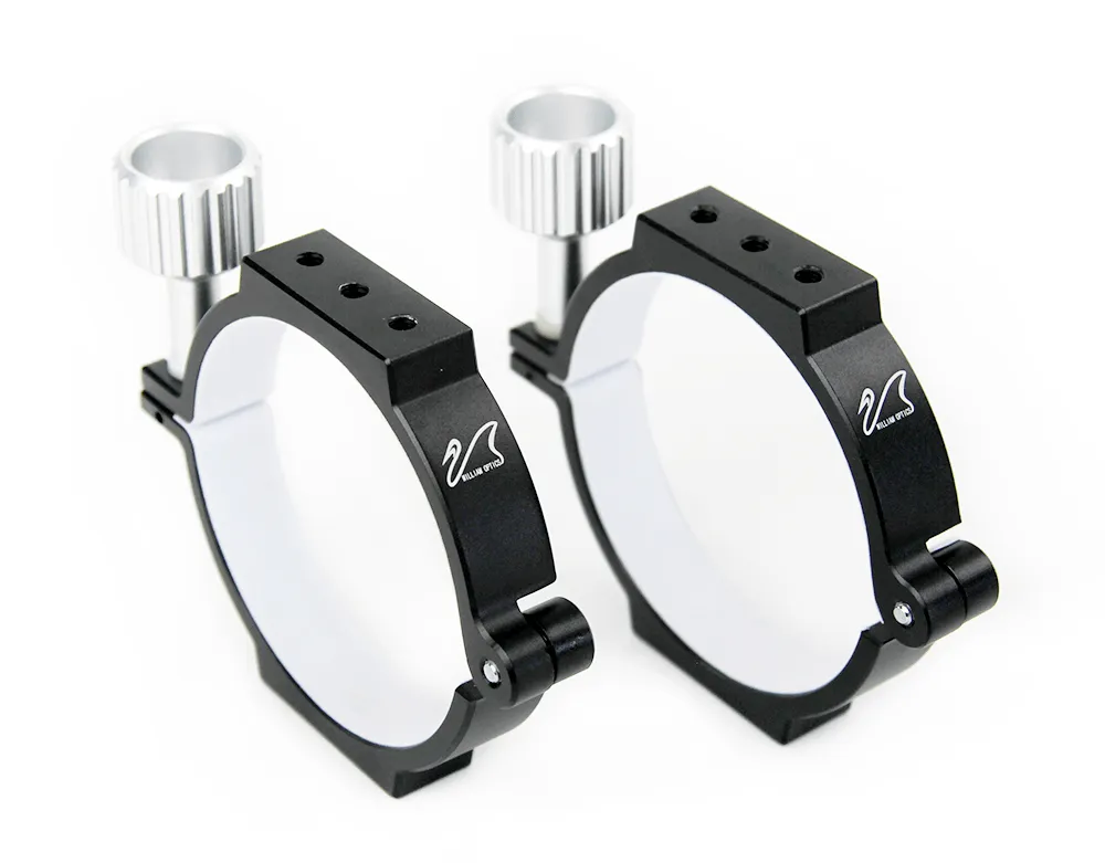 William Optics 90mm Mounting Rings - M-M80R-B
