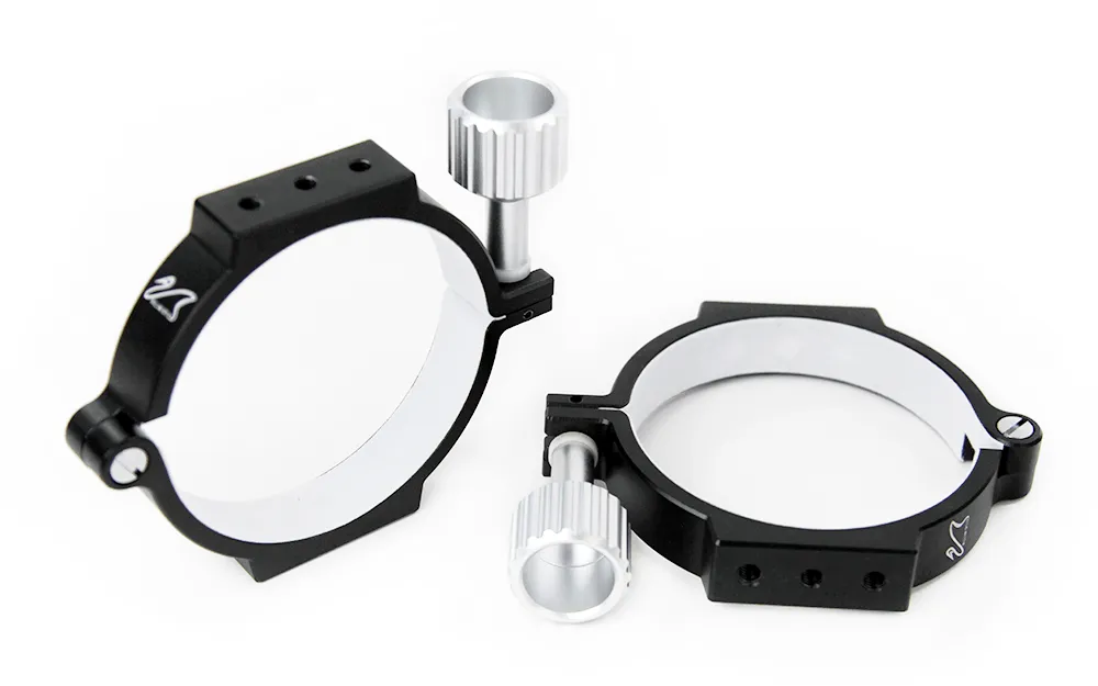 William Optics 90mm Mounting Rings - M-M80R-B