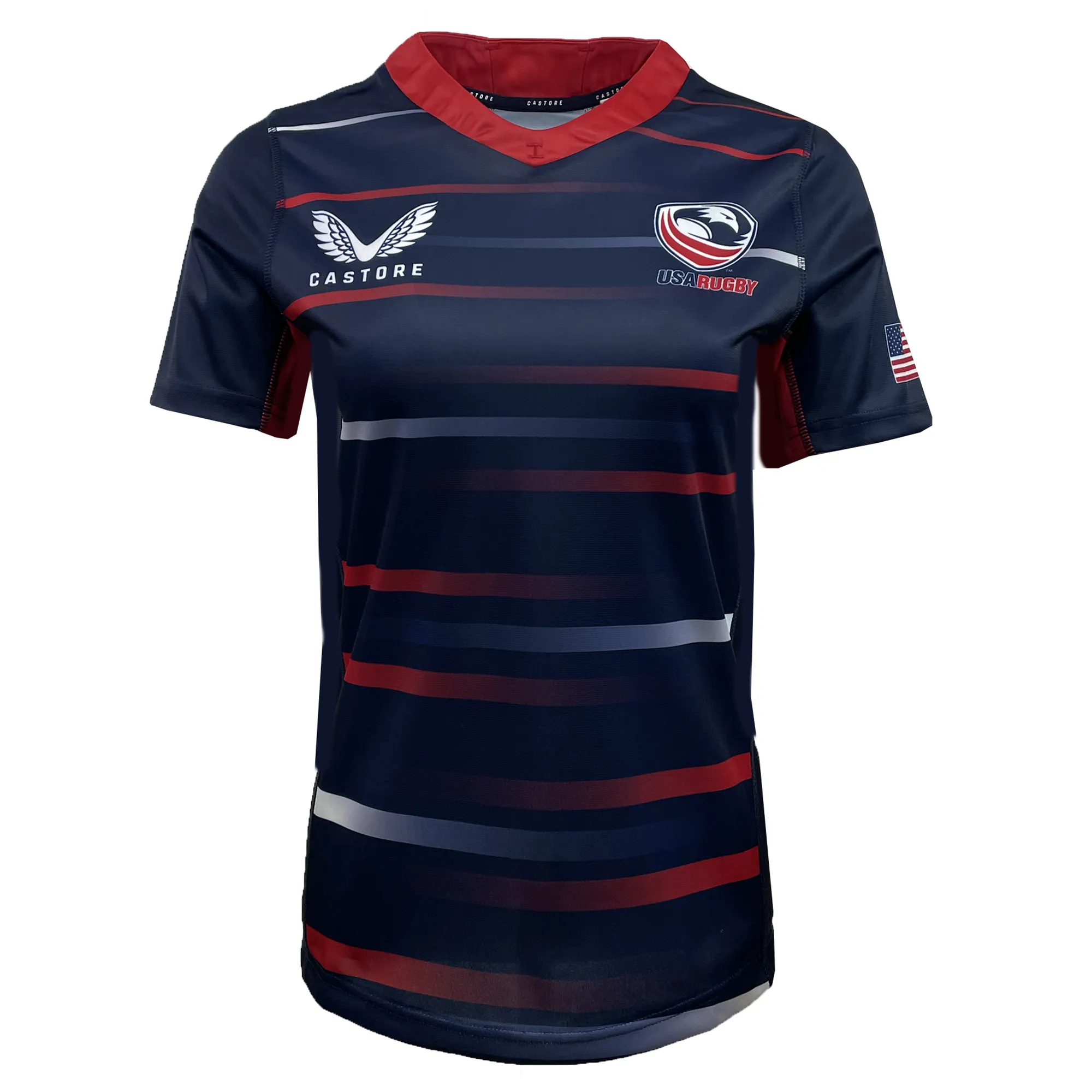 Women's USA Rugby Pro Away Jersey by Castore